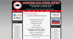 Desktop Screenshot of loganelmschools.com
